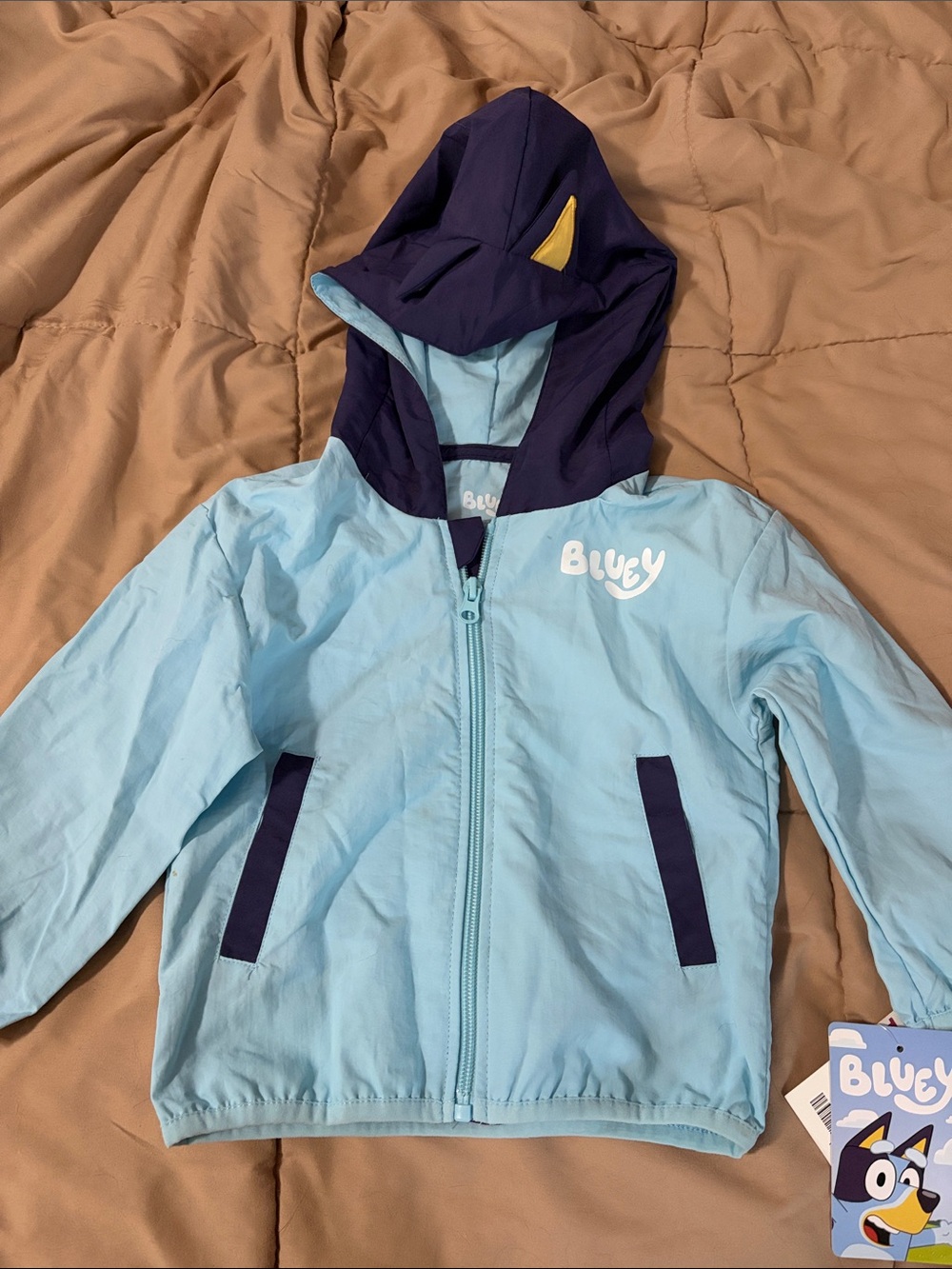 Bluey raincoat 2T